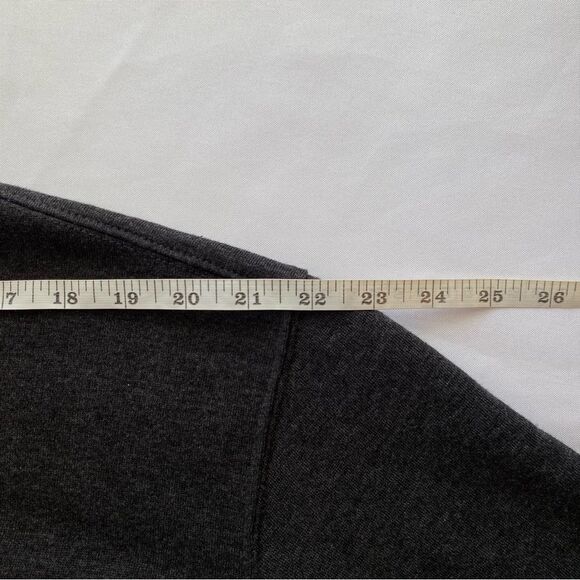 Natural Life Heather Gray "Be Nice" Comfy Pocket Sweatshirt Size Medium - Picture 12 of 14